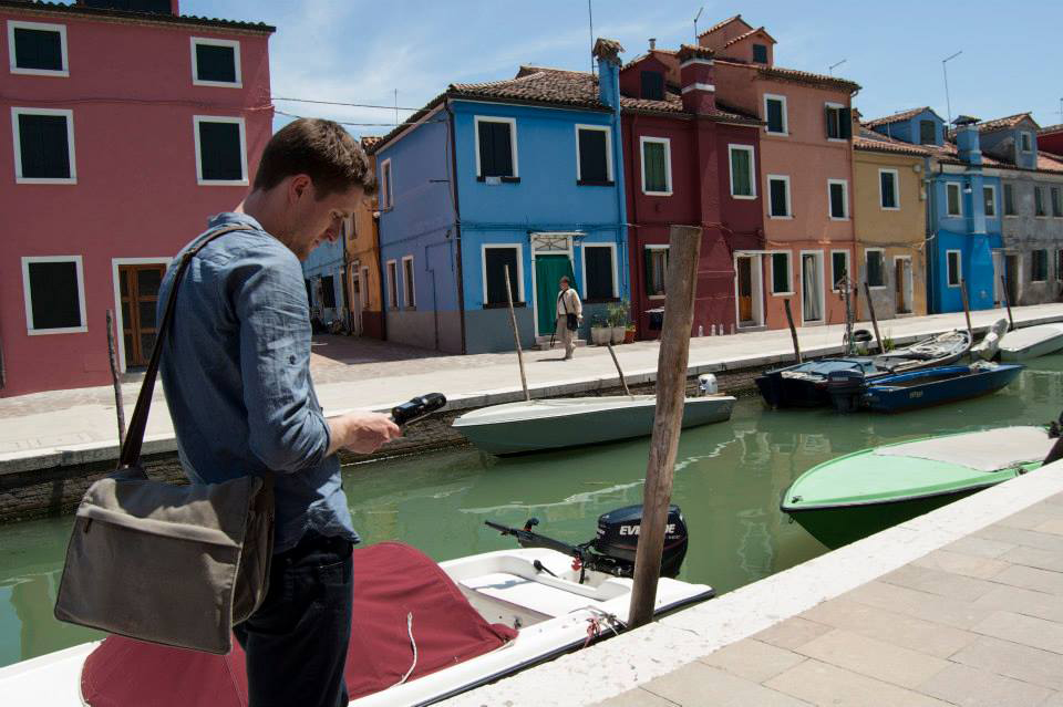 Recording in Burano